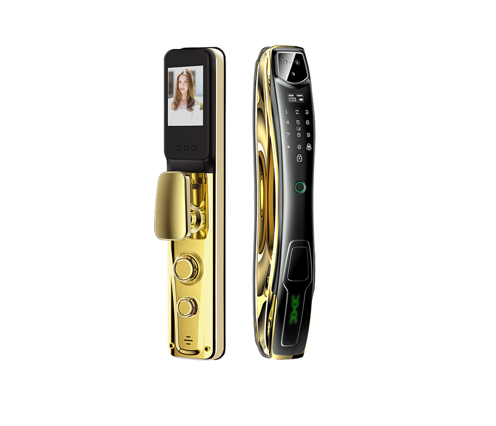 TSK6 Luxury 3D Face Recognition TUYA PIR Smart Lock