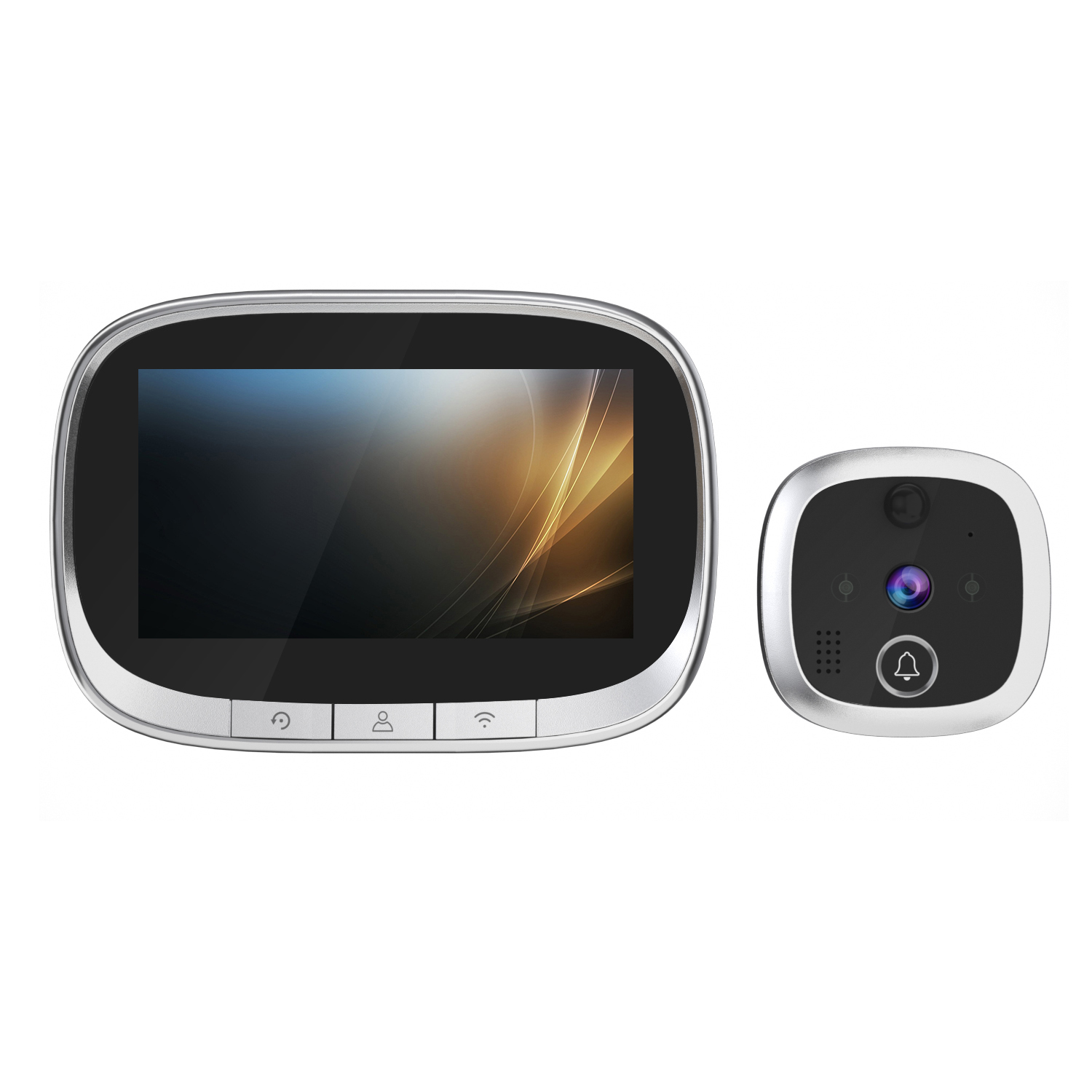 TW02-Wireless Video Peephole Door Phone Smart Intercom with